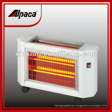 quartz heater 1800W with tip over with caster